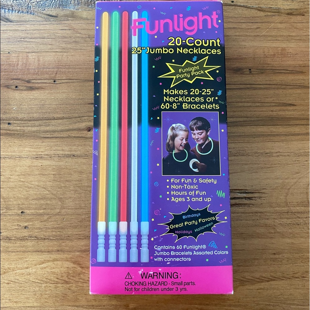 20 pack fun light necklaces
